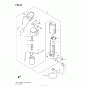 Схема вузла: Паливний насос Suzuki GSX-R1000