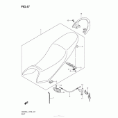 Схема узла: Сиденье для Suzuki GW250 Inazuma