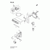 Схема вузла: Електроустаткування для Suzuki GSX-R750
