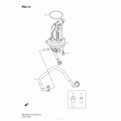 Схема вузла: Паливний насос Suzuki RM-Z250