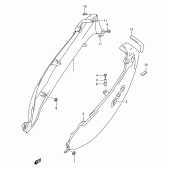 Схема вузла: Бічні панелі (Model x) для Suzuki GSX600 Katana