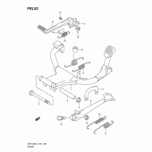 Схема вузла: Підставка для Suzuki GSF1250 Bandit