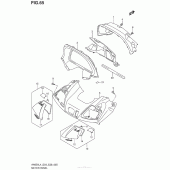 Схема вузла: Meter Panel (An650Zl4 E28) для Suzuki AN650 Burgman (EU analogue of SkyWave)