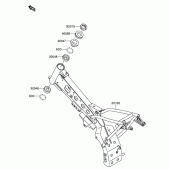 Схема узла: Рама для Suzuki DR-Z110