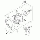 Схема вузла: Фара для Suzuki LS650 Boulevard S40