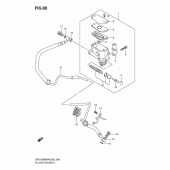 Схема вузла: Гідравлічний шланг зчеплення для Suzuki GSX1300 B-King