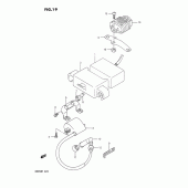 Схема узла: Электрооборудование для Suzuki DR250