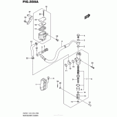 Схема вузла: Задній гальмівний циліндр (Sv650L7 E03) для Suzuki SV650