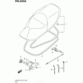Схема вузла: Сидіння для Suzuki UH200 Burgman