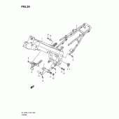 Схема вузла: Рама для Suzuki DL1000 V-Strom