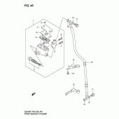 Схема узла: Передний тормозной цилиндр для Suzuki GZ250 Marauder
