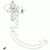 Схема вузла: Паливний кран для Suzuki RM125