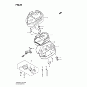 Схема узла: Спидометр (Sv650sl1 e24) для Suzuki SV650