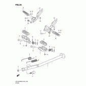 Схема вузла: Підставка для Suzuki DR-Z400 DR-Z400SM