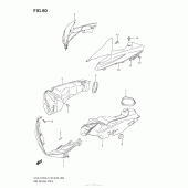 Схема узла: Воздухозаборник для Suzuki GSX-R750