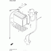 Схема вузла: Акумулятор для Suzuki DL650 V-Strom