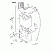 Схема вузла: Акумулятор для Suzuki GSX1100