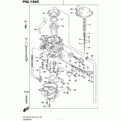 Схема вузла: Carburetor (Dr-Z400Sl6 E33) для Suzuki DR-Z400 DR-Z400S