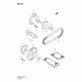 Схема узла: Масляный насос для Suzuki AN650 Burgman (EU analogue of SkyWave)