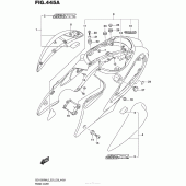 Схема вузла: Бічні панелі для Suzuki GSX1300 Hayabusa