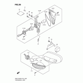 Схема узла: Поворотники для Suzuki GSX-R1000