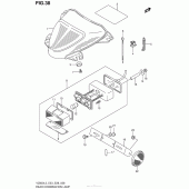 Схема узла: Задний фонарь (Стоп-сигнал) для Suzuki VZ800 Boulevard M50
