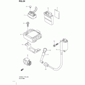 Схема вузла: Електроустаткування для Suzuki UH200 Burgman