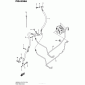 Схема вузла: Front Brake Hose (Uh200Al5 P28) для Suzuki UH200 Burgman