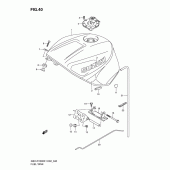 Схема вузла: Паливний бак (Gsx-R1000K1) для Suzuki GSX-R1000