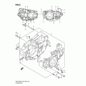 Схема узла: Картер двигателя для Suzuki DR-Z400 DR-Z400S