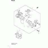 Схема узла: Задний тормозной суппорт для Suzuki GS500