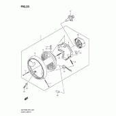 Схема узла: Фара (P2) для Suzuki GZ125 Marauder
