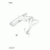 Схема узла: Боковые панели для Suzuki DL1000 V-Strom