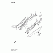 Схема вузла: Бічні панелі (Model k9) для Suzuki SFV650 Gladius