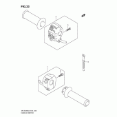 Схема узла: Пульт управления рулевой для Suzuki DR-Z400 DR-Z400S