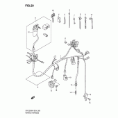 Схема вузла: Електропроводка Suzuki DR-Z250