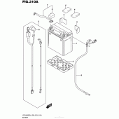 Схема вузла: Акумулятор для Suzuki VZR1800 Boulevard M109R BOSS