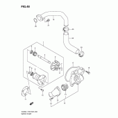 Схема вузла: Водяний насос Suzuki VL800 Boulevard C50T