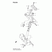 Схема вузла: Рульова траверса (Model k8/k9) для Suzuki RM-Z250