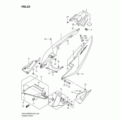 Схема вузла: Бічні панелі (Model k8/k9) для Suzuki GSX1300 B-King