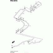 Схема вузла: Система вентиляції бензобака (Dl650Al7 E33) для Suzuki DL650 V-Strom