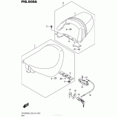 Схема вузла: Сидіння для Suzuki VZR1800 Boulevard M109R