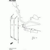 Схема вузла: Кермо & Тросики для Suzuki DL650 V-Strom