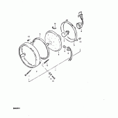 Схема вузла: Фара (E2) для Suzuki DR400