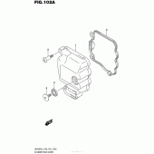 Схема вузла: Клапанна кришка Suzuki UH200 Burgman