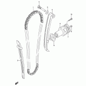 Схема вузла: Ремкомплект прокладок двигуна для Suzuki GZ250 Marauder