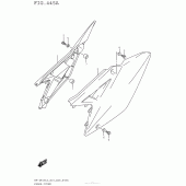 Схема вузла: Бічні панелі для Suzuki RM-Z450