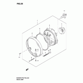 Схема узла: Фара (Model k3) для Suzuki GS500