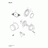 Схема узла: Масляный насос для Suzuki DL1000 V-Strom