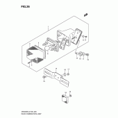 Схема узла: Задний фонарь (Стоп-сигнал) (Dr200sel2 e06) для Suzuki DR200 DR200SE